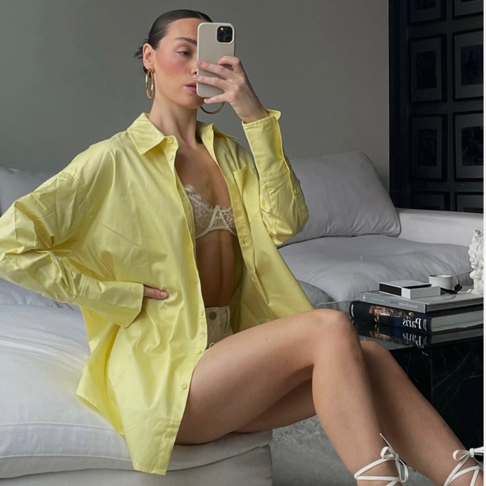 Oversized button up shirt